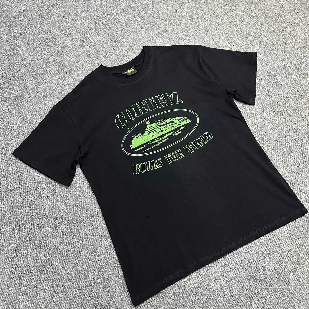 Corteiz Corteiz Rules the World T-Shirt Black Black - 1