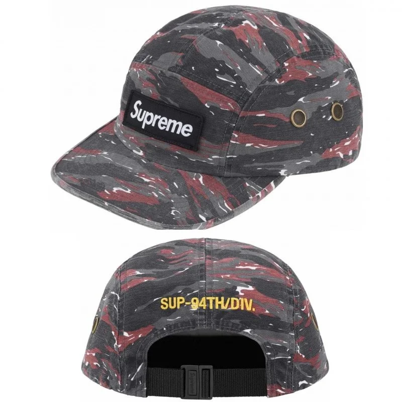 Supreme Supreme Box Logo 5-Panel Cap Red Camo Multicolor