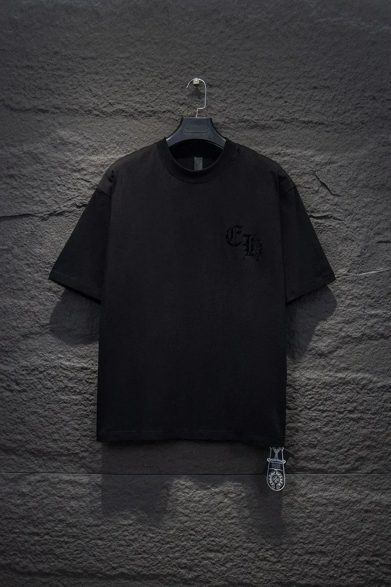 Chrome Hearts Chrome Hearts Gothic Logo T-Shirt Black Black