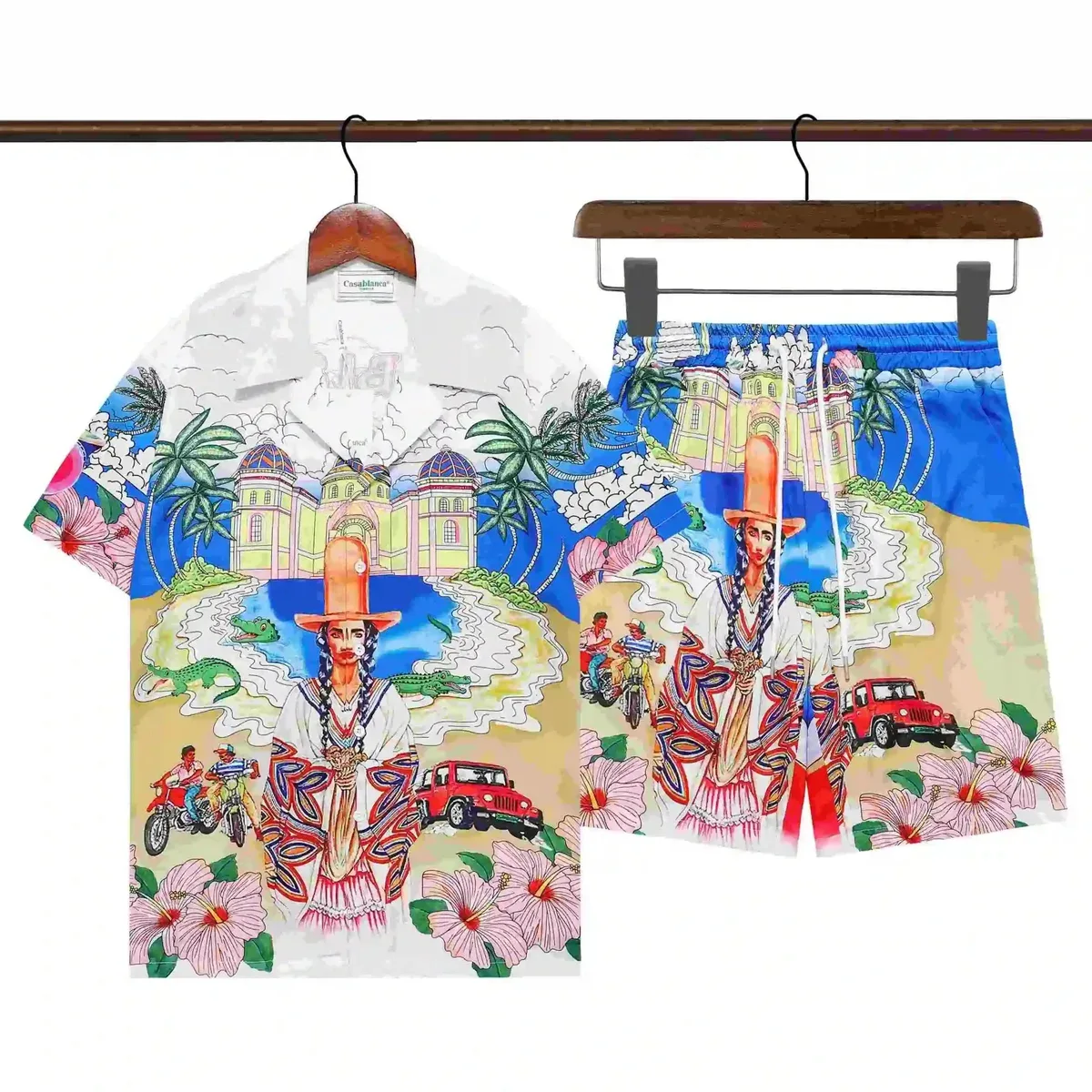 Casablanca Casablanca Island Dreams Shorts Set Multicolor - 1