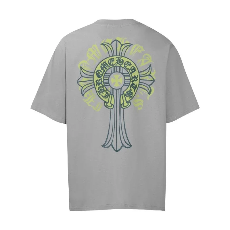Chrome Hearts Chrome Hearts CH Cross Grey T-Shirt Grey - 1