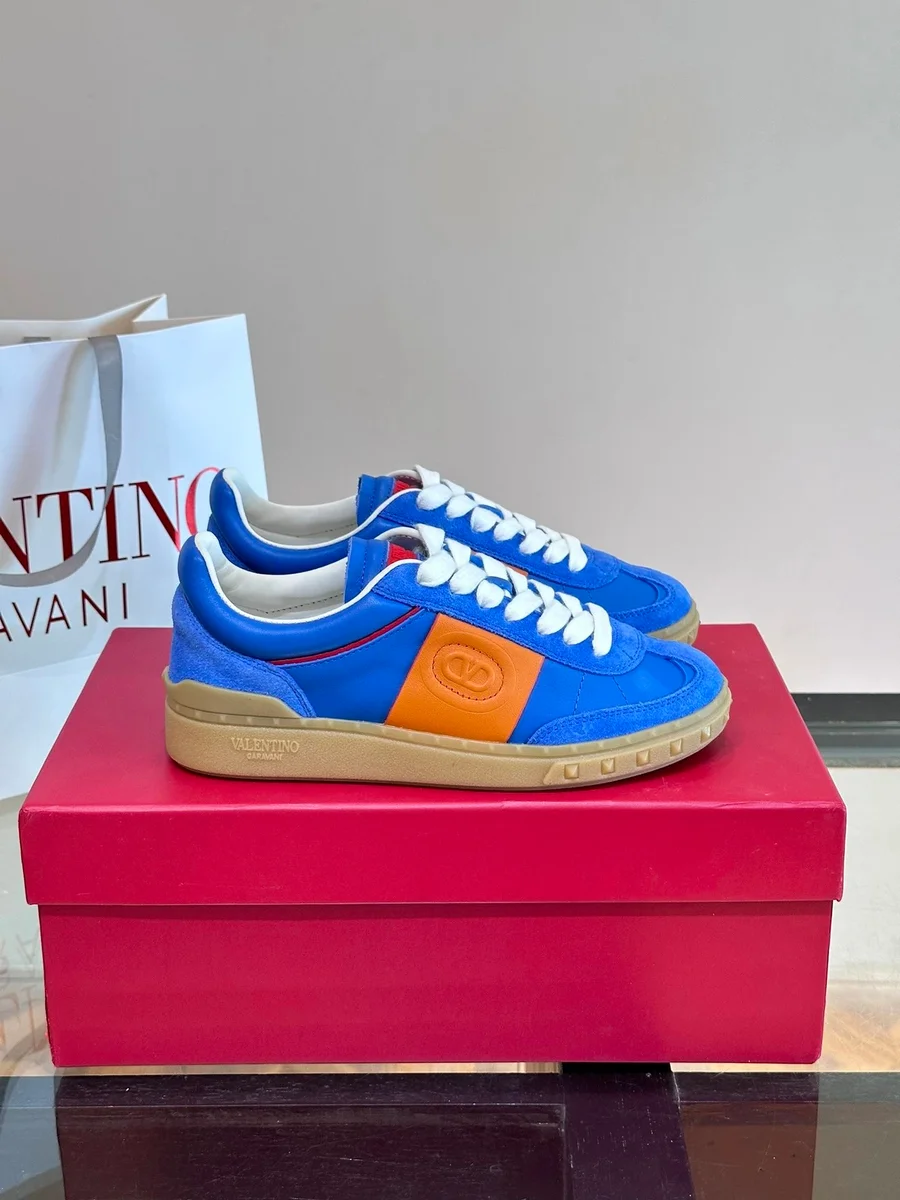 Valentino Valentino Born in Roma Blue/Orange/Beige Sneakers Blue