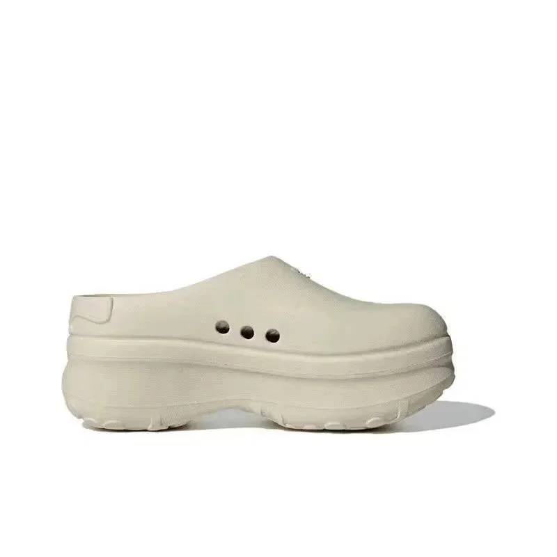 Crocs Crocs Classic Clog Beige Platform Slip-On Shoe Beige