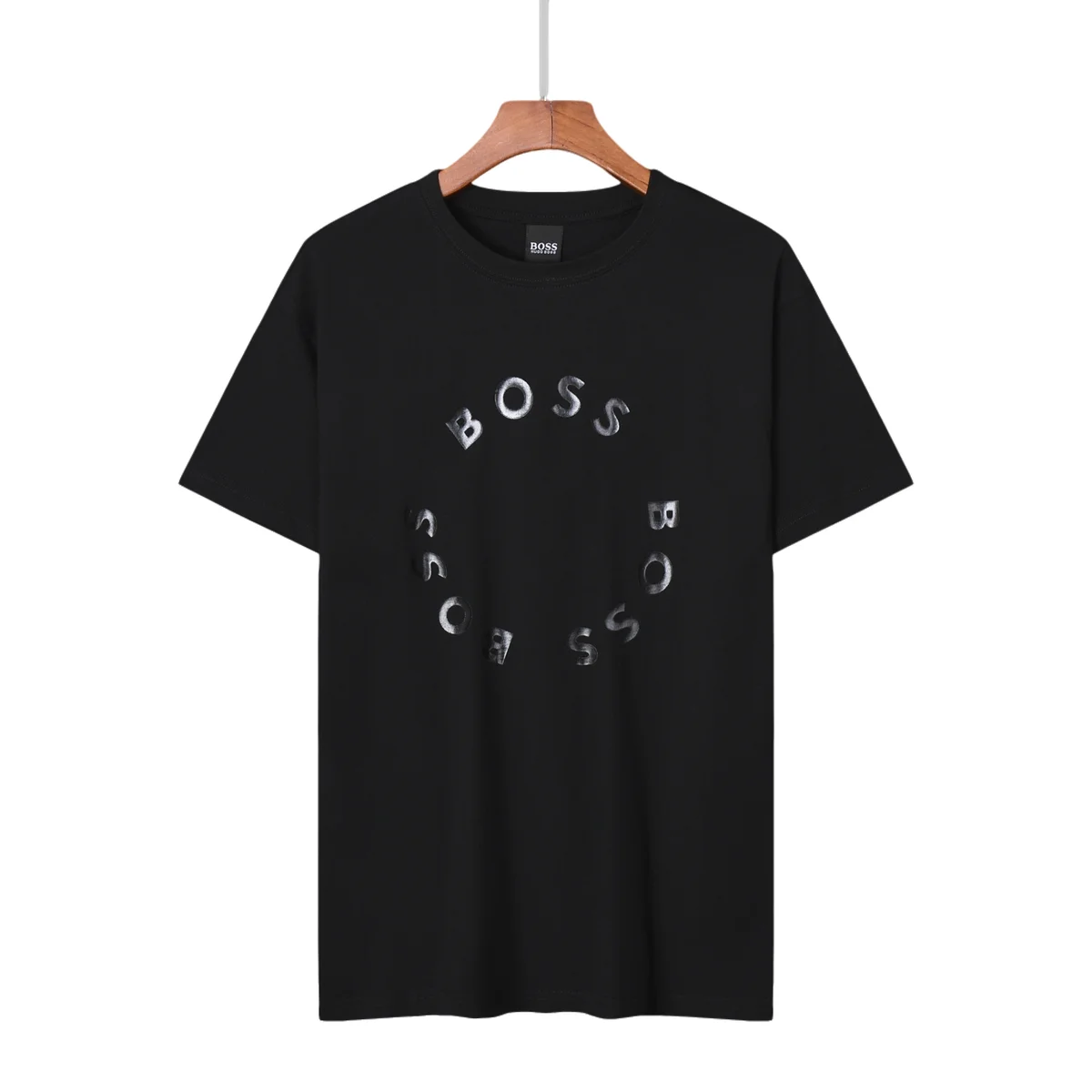 Hugo Boss Hugo Boss Circle Logo Black T-Shirt Black - 1