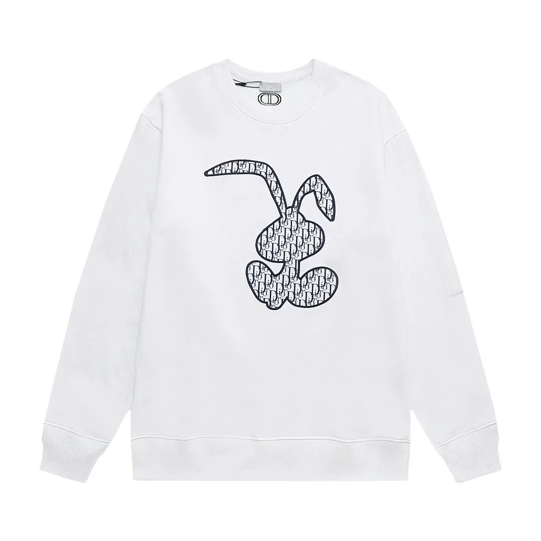 Dior Dior Dior Oblique Rabbit White Sweatshirt White