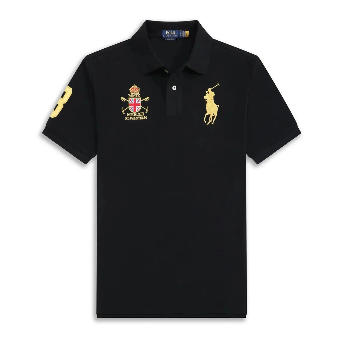 Polo Ralph Lauren Ralph Lauren Mercer Polo Team Black Polo Shirt Black - 1