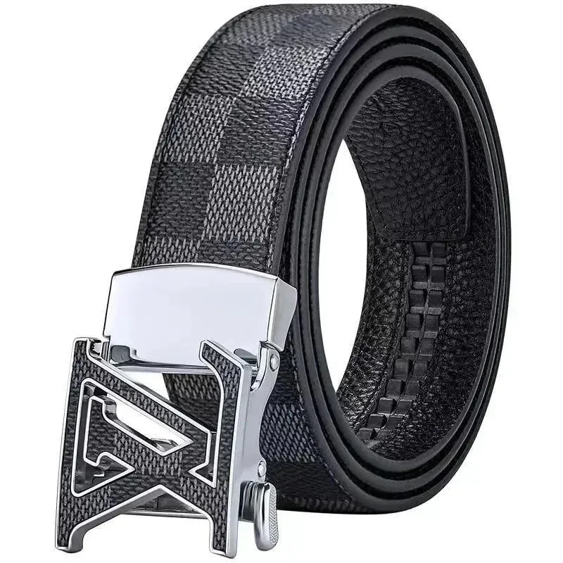 Chrome Hearts Chrome Hearts 25 Black/Grey Check Belt Black - 1