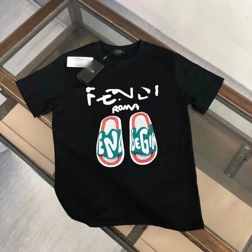Fendi Fendi Black 'Romà' Graphic T-Shirt Black - 1