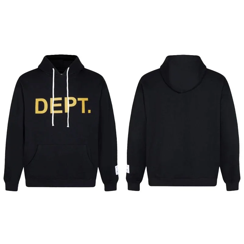 DEPT. DEPT Black/Gold Hoodie Black - 1