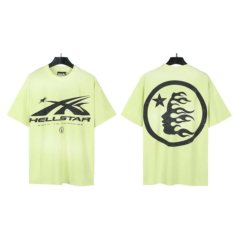 Hellstar Hellstar Path to Stardom T-Shirt 665 Washed Yellow T-Shirts Yellow - 1