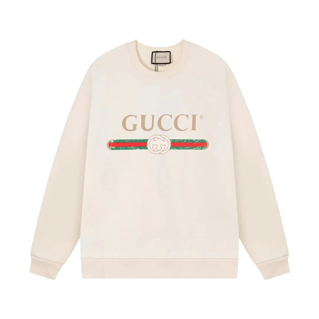 Gucci Gucci Web Stripe Cream Sweatshirt Cream
