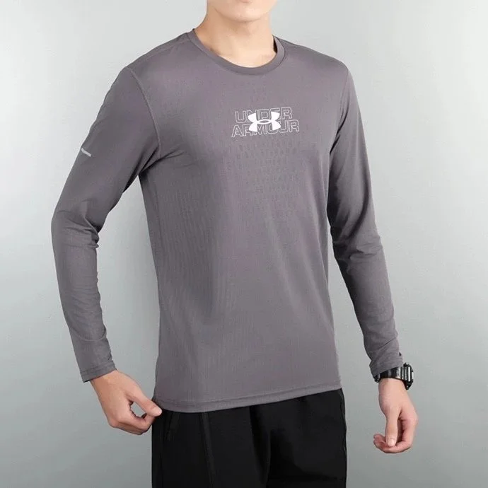Under Armour Under Armour Grey Long Sleeve T-Shirt Grey - 1