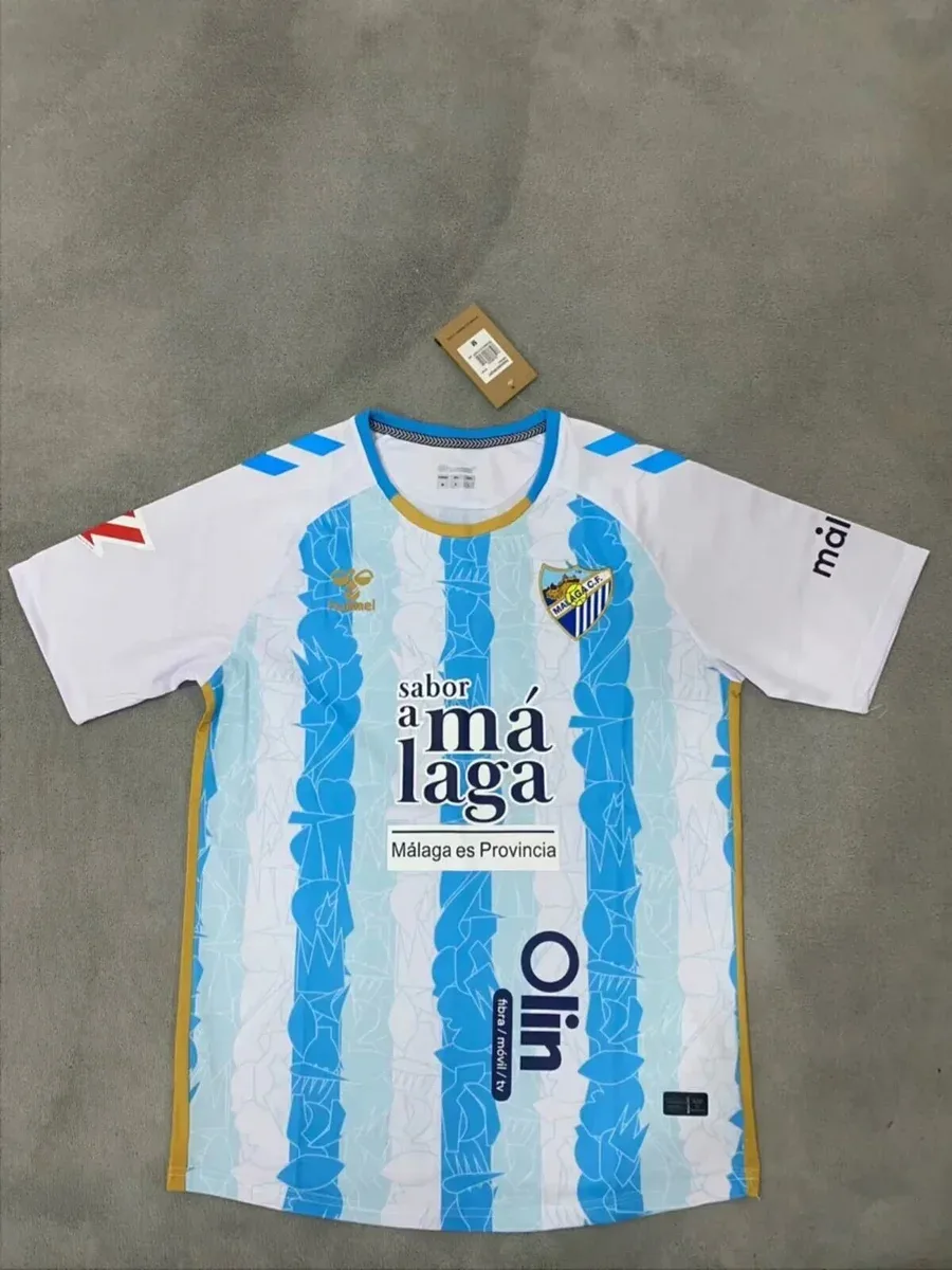 Hummel Hummel Blue/White Striped Soccer Jersey Blue - 1
