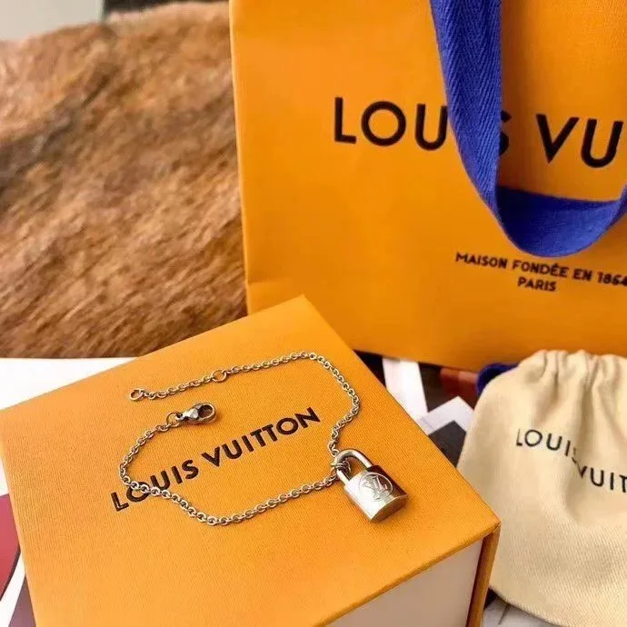 Louis Vuitton Louis Vuitton Lockit Silver Bracelet Silver