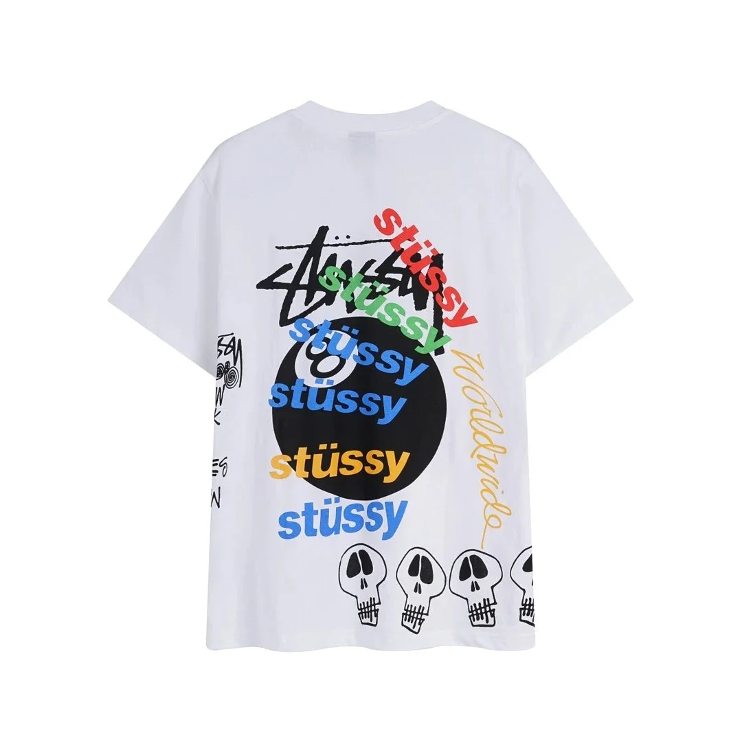 Stussy Stüssy Stüssy Worldwide White T-Shirt White - 1