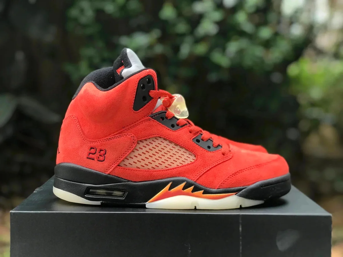 Jordan Jordan Air Jordan 5 Fire Red Sneakers Red