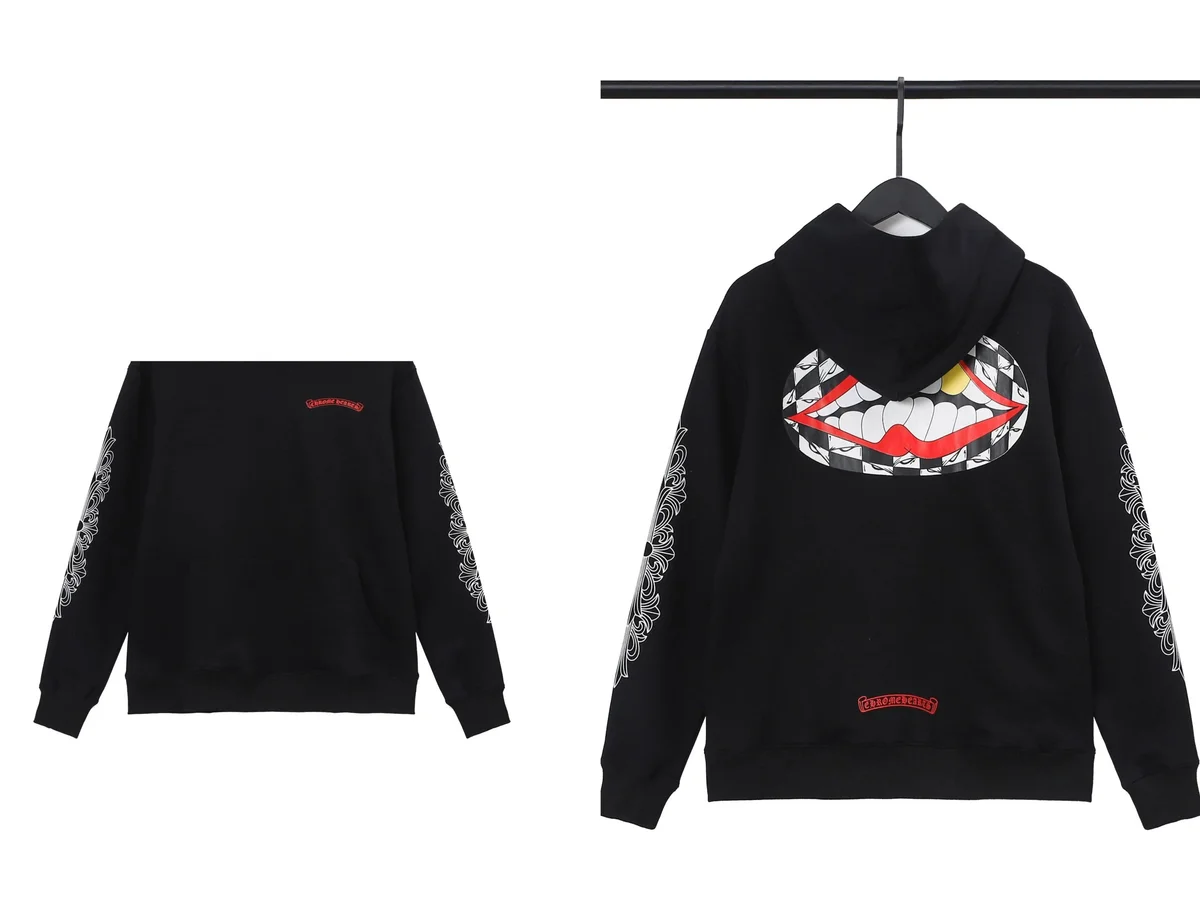 Chrome Hearts Chrome Hearts CH Cross Black Hoodie Black - 1
