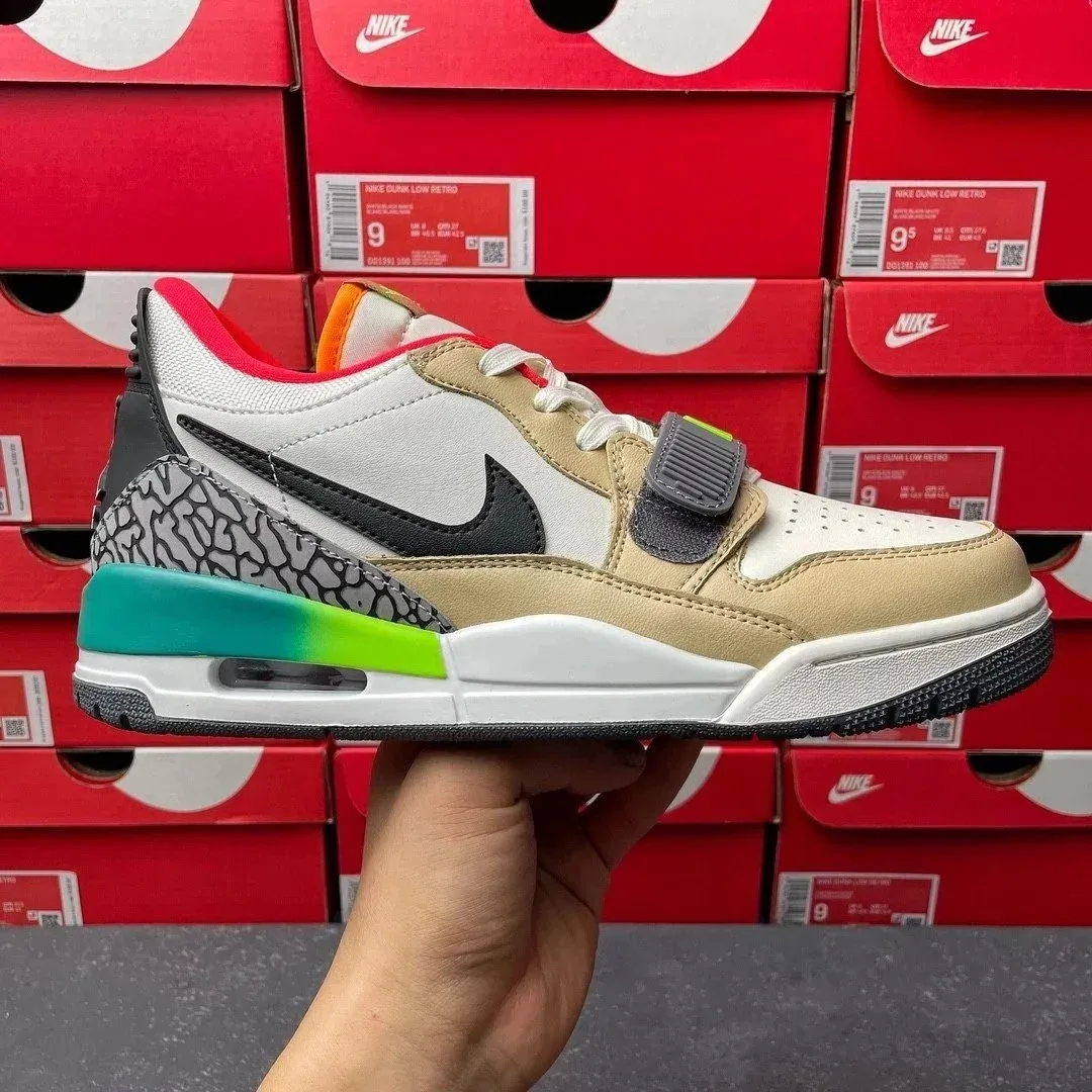 Nike Nike Air Jordan 1 Legacy Yellow Red Green Sneakers Multicolor - 1