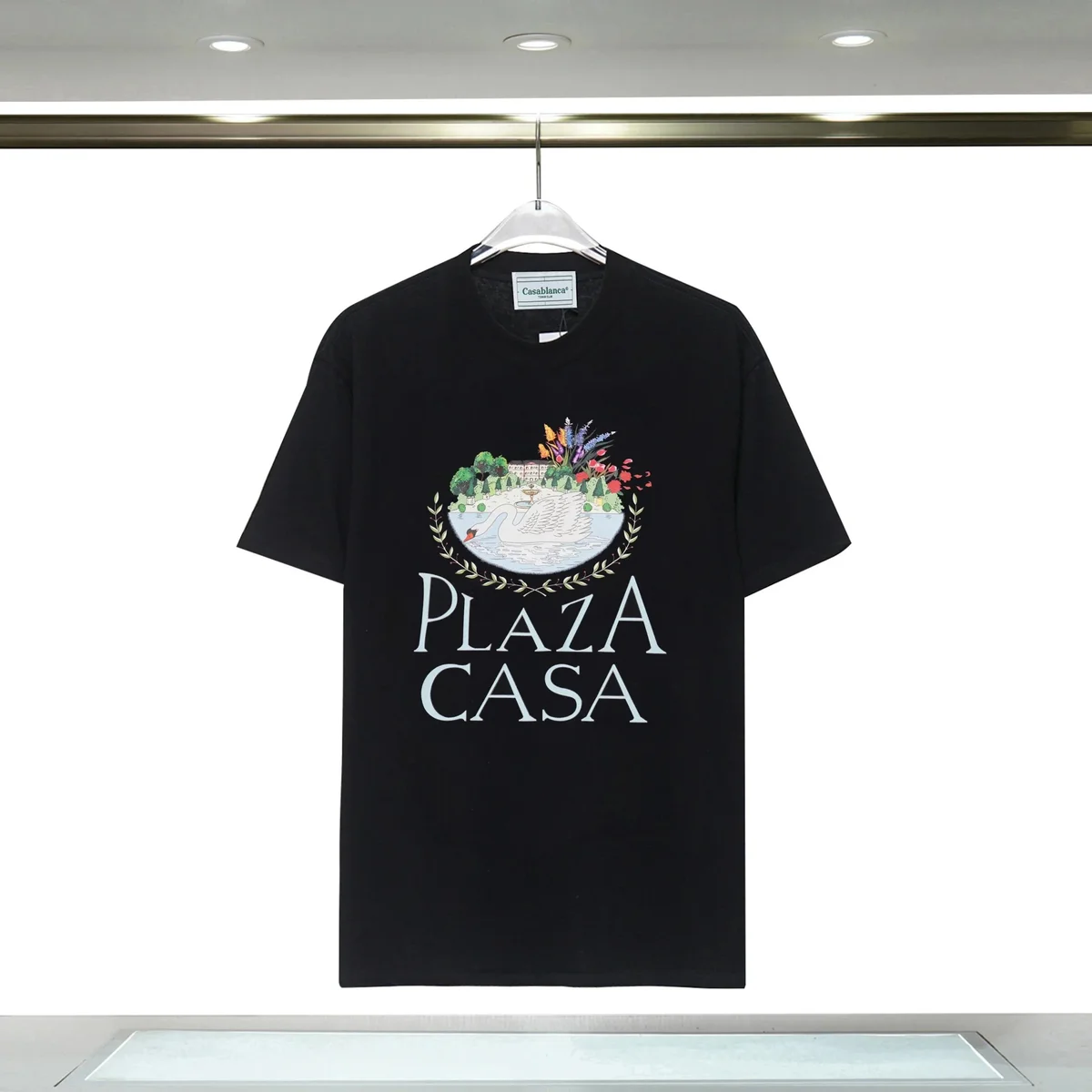 Casablanca Casablanca Plaza Casa Black T-Shirt Black - 1