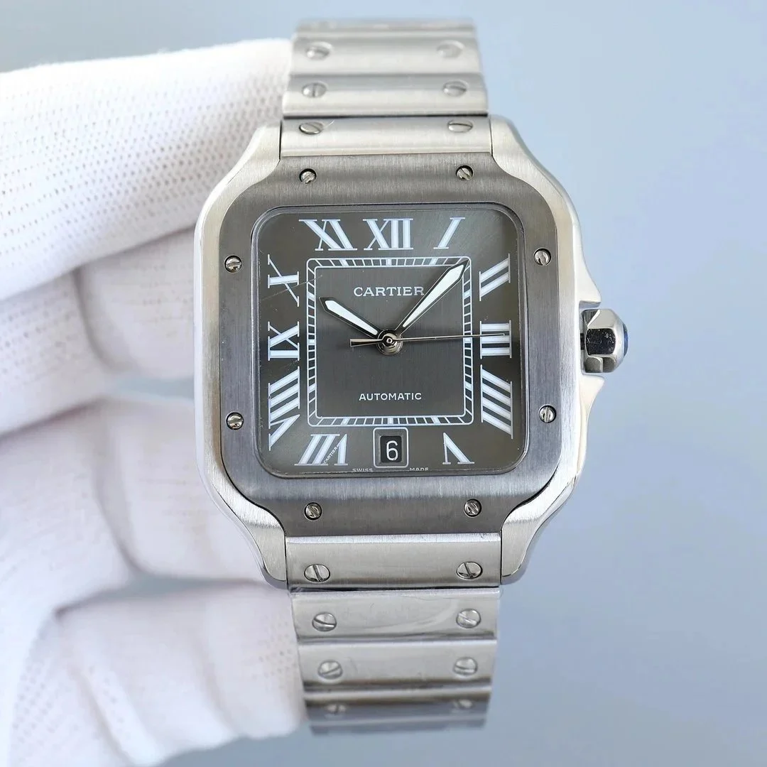 Cartier Cartier Santos Silver Automatic Watch Silver
