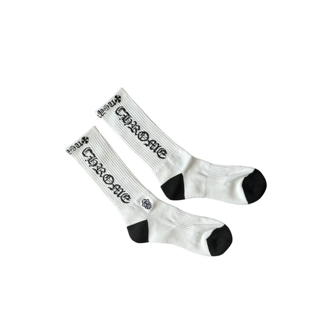 Chrome Hearts Chrome Hearts CH Logo Socks White/Black White