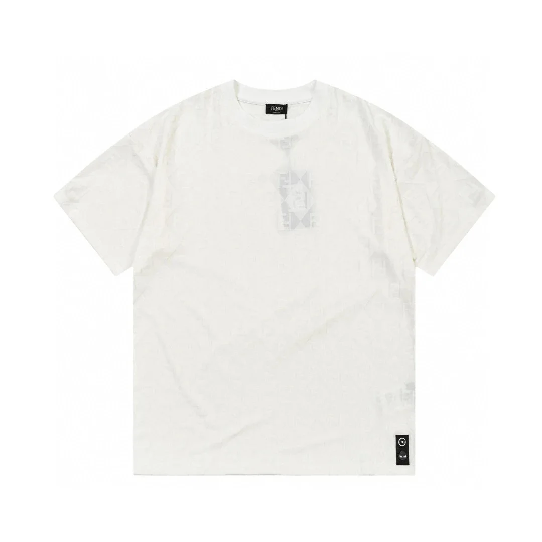 Fendi Fendi FF Monogram White T-Shirt White