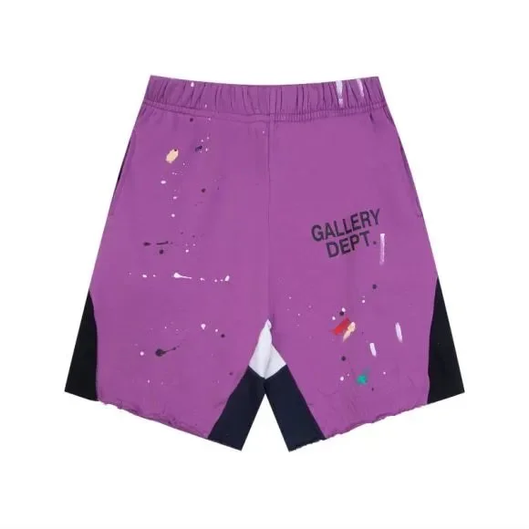 Gallery Dept. Gallery Dept. Painted Purple Splatter Shorts Purple - 1