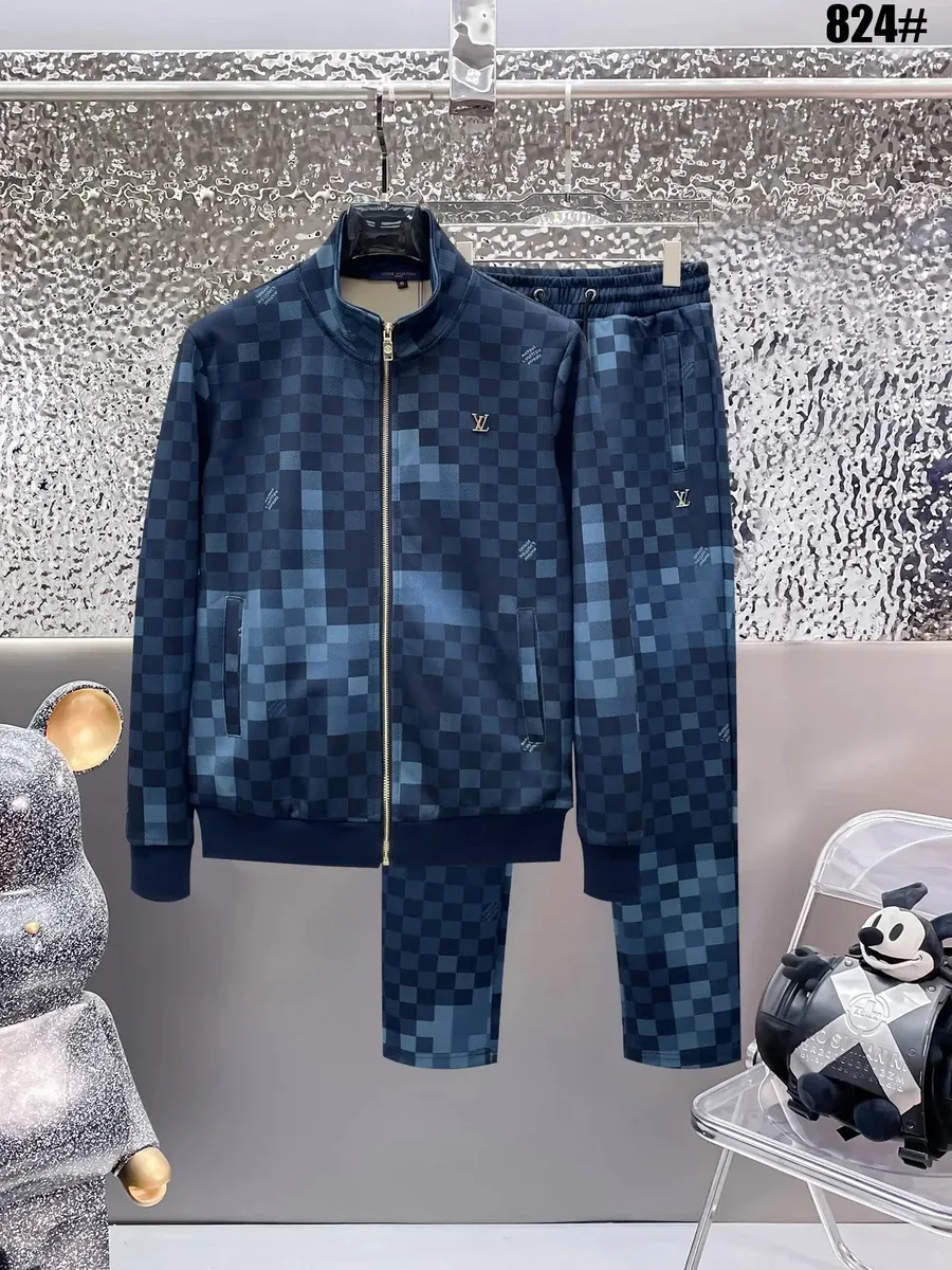 Louis Vuitton Louis Vuitton Damier Blue Tracksuit Blue