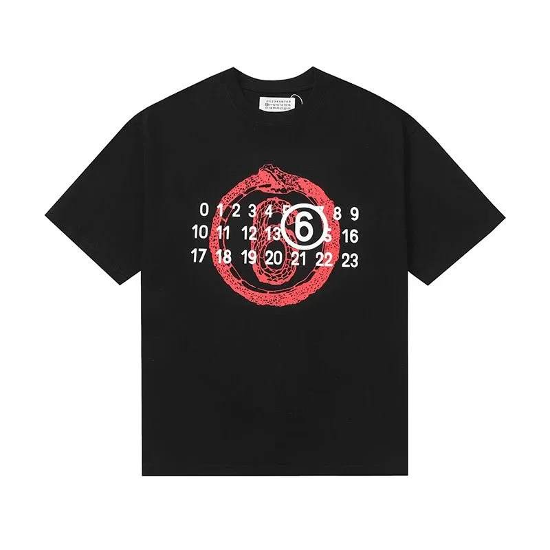 Maison Margiela Maison Margiela Snake Print T-Shirt Black Black - 1