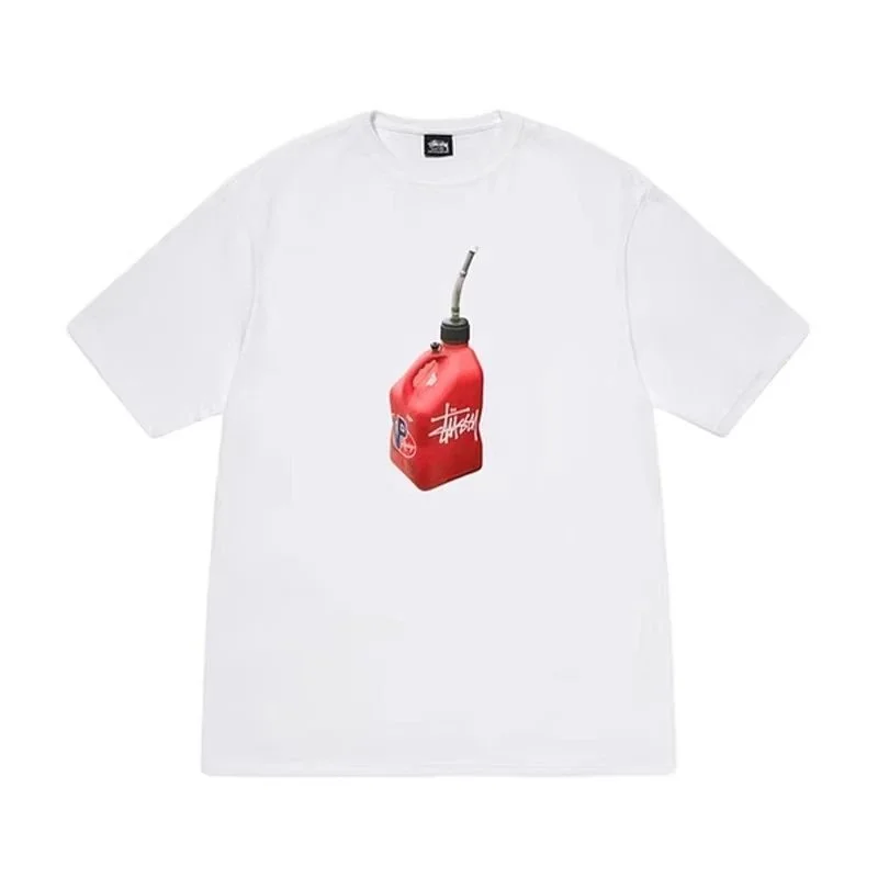 Stussy Stussy Oil Can White T-Shirt White - 1