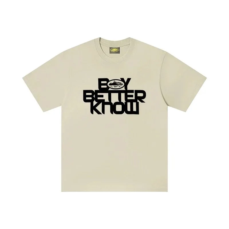 Other Boy Better Know Beige Graphic T-Shirt Beige - 1