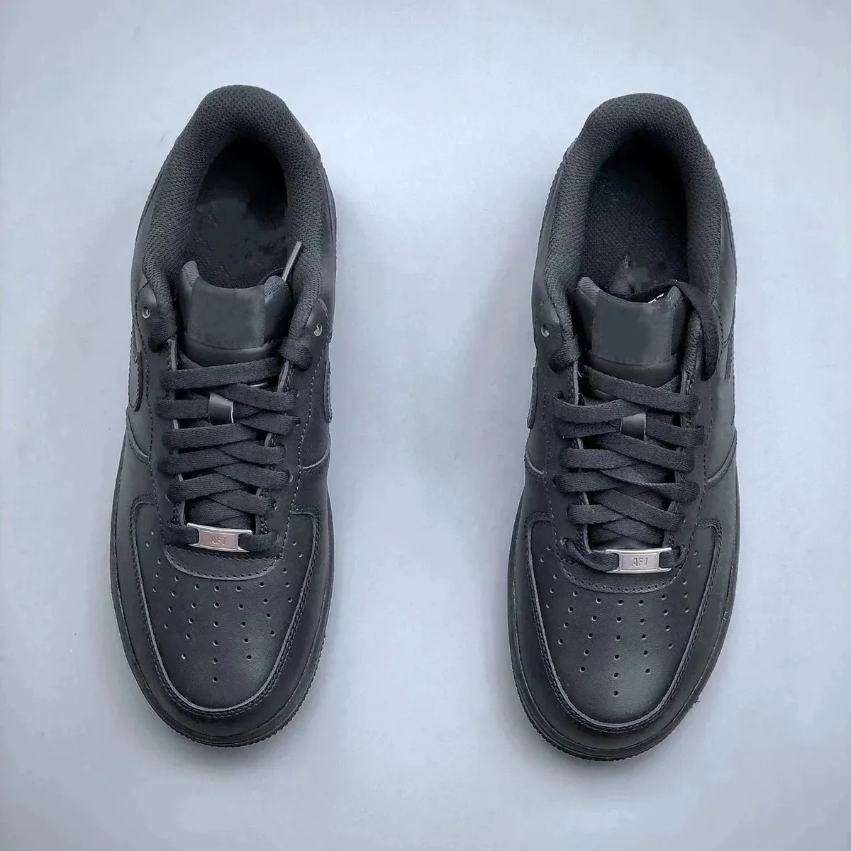 Nike Nike Air Force 1 Triple Black Sneakers Black - 1