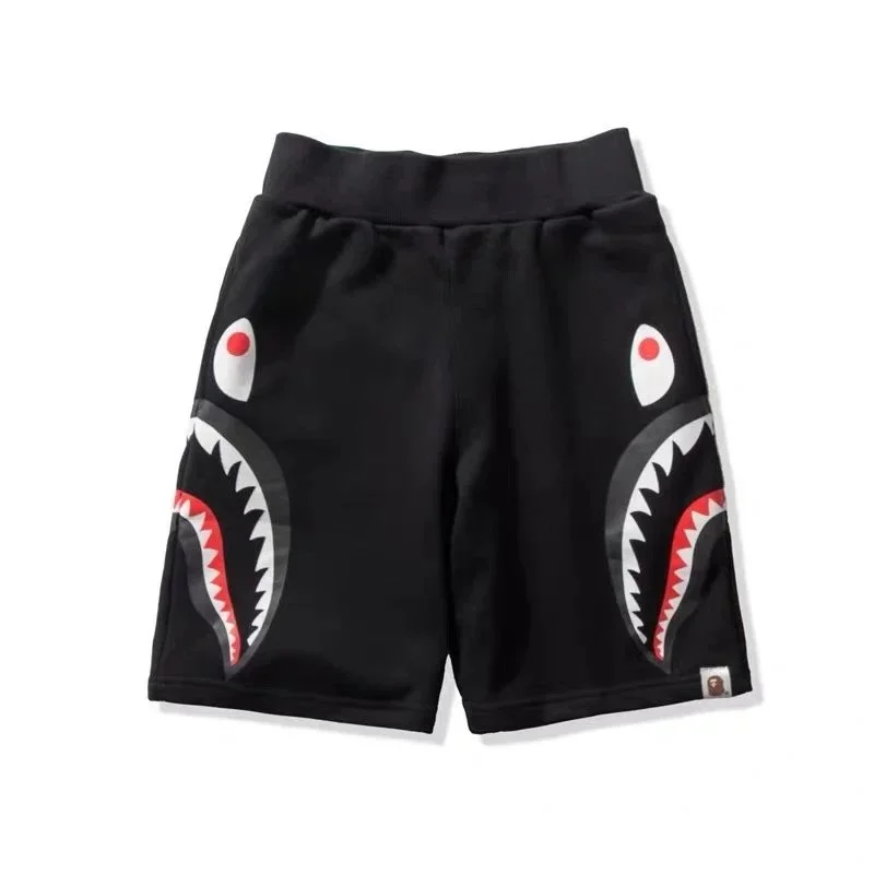 A Bathing Ape A Bathing Ape BAPE STA Shark Shorts Black Black - 1