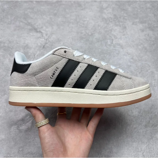 Adidas Adidas Campus Grey/Black/Gum Sneakers Grey