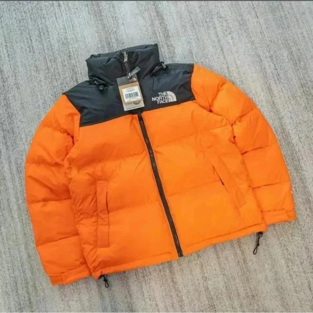 The North Face Nuptse Orange Down Jacket