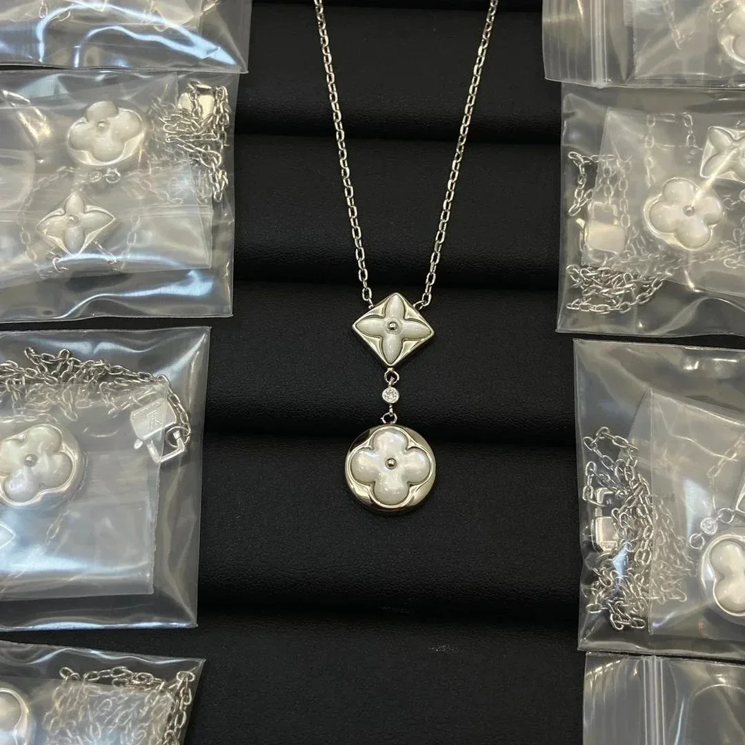 Louis Vuitton Louis Vuitton Monogram Silver Necklace Silver