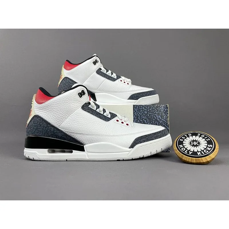 Jordan Jordan Air Jordan 3 White Cement Sneakers White