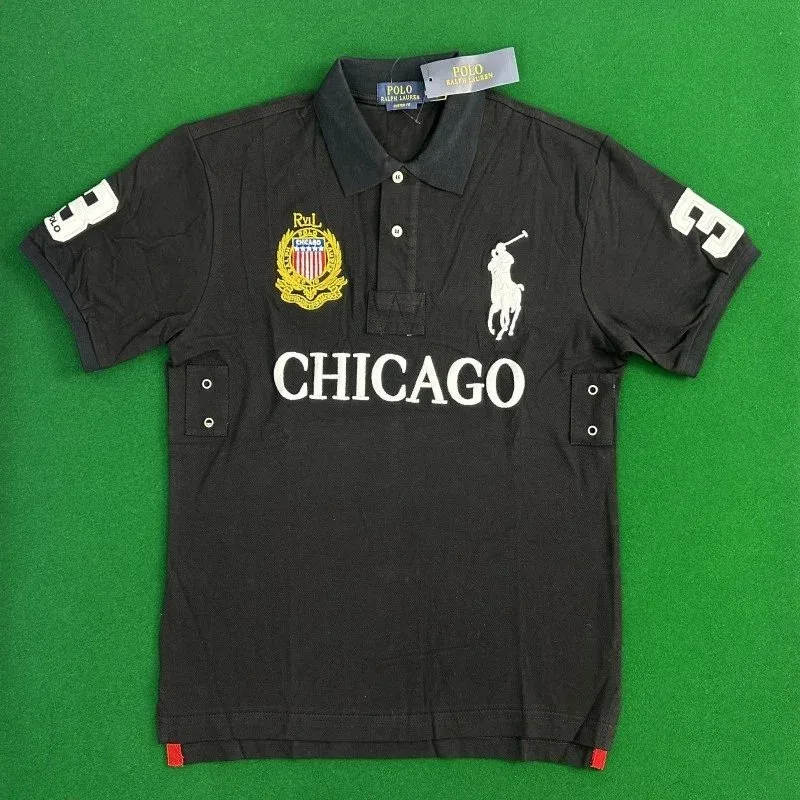 Polo Ralph Lauren Polo Ralph Lauren Big Pony Chicago Black Polo Shirt Black - 1