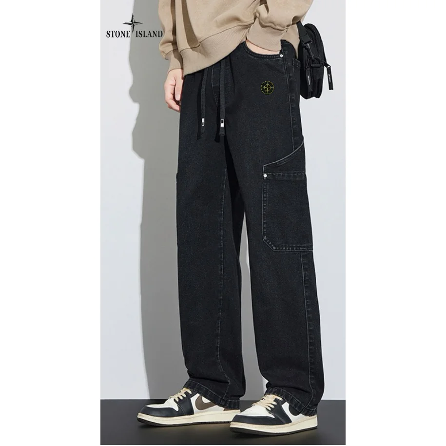 Stone Island Stone Island D-1 Black Cargo Pants Black