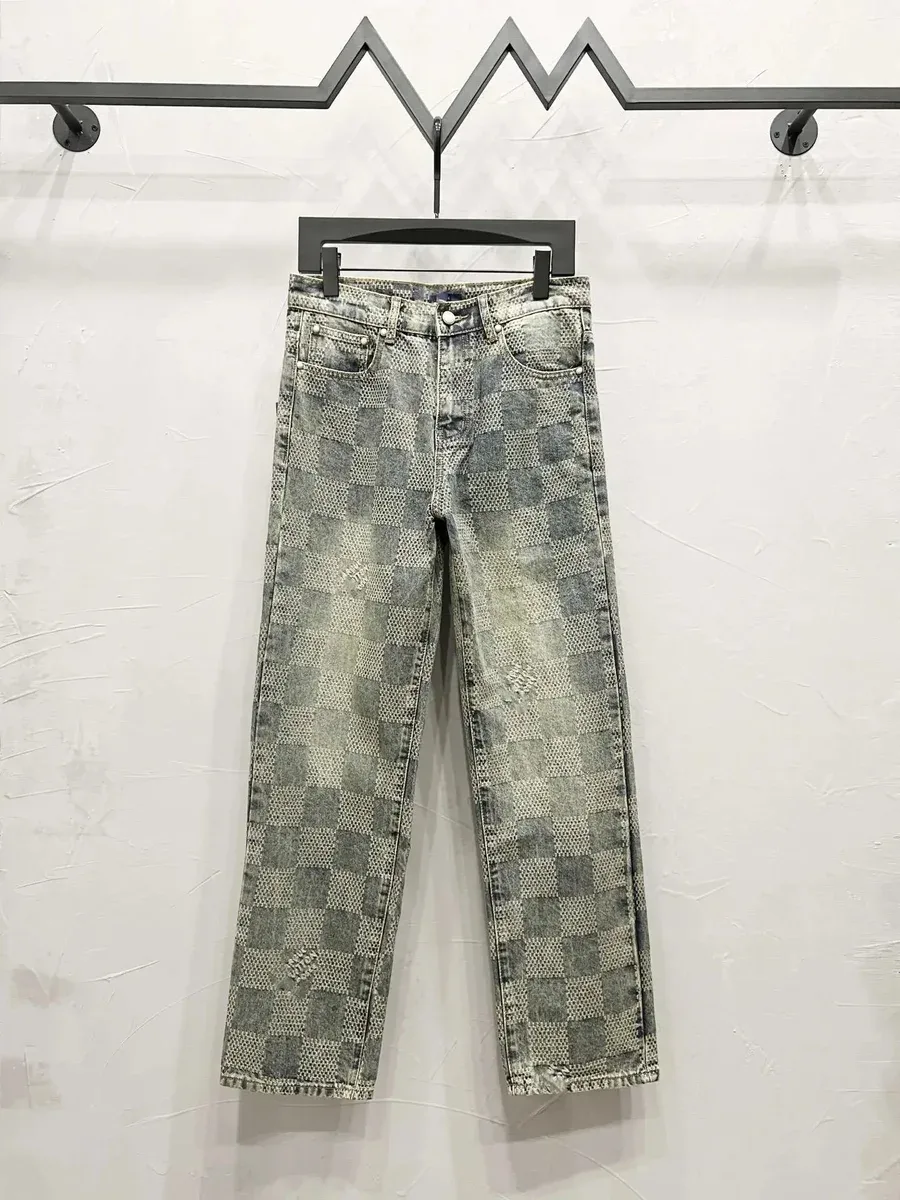Dior Dior Oblique Grey Check Trousers Grey