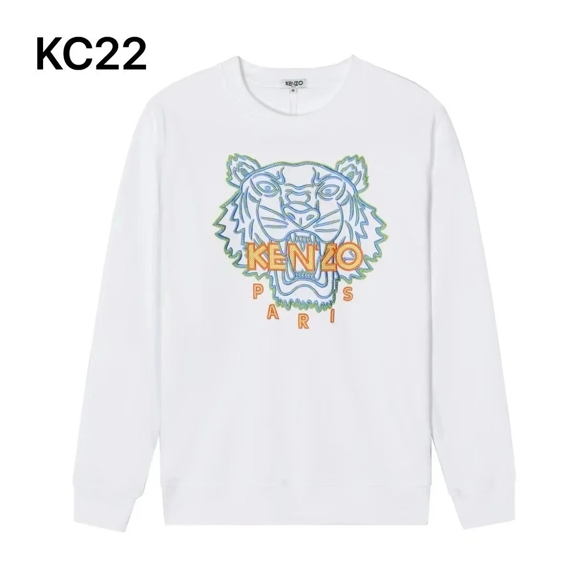 Kenzo Kenzo KC22 White Tiger Embroidery Sweatshirt White - 1