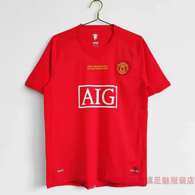 Nike Nike Manchester United Red Home Jersey 0708 Red - 1