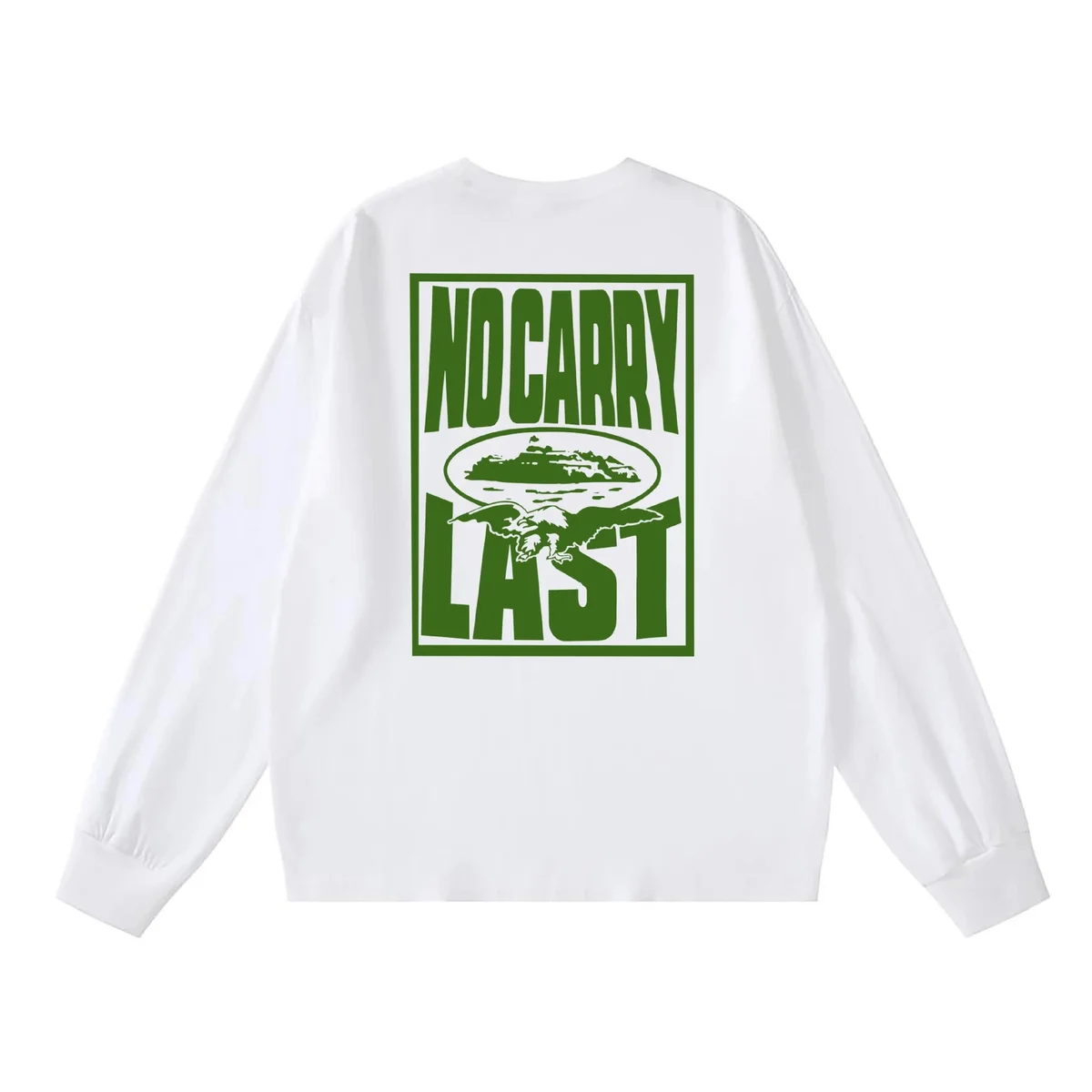 Other White No Carry Last Long Sleeve T-Shirt White - 1