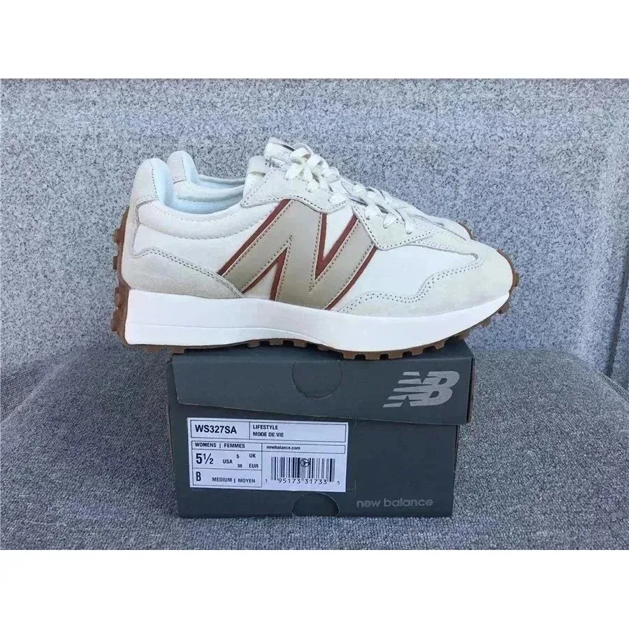 New Balance New Balance 327 WS327SA Sail/Red Sneakers White - 1