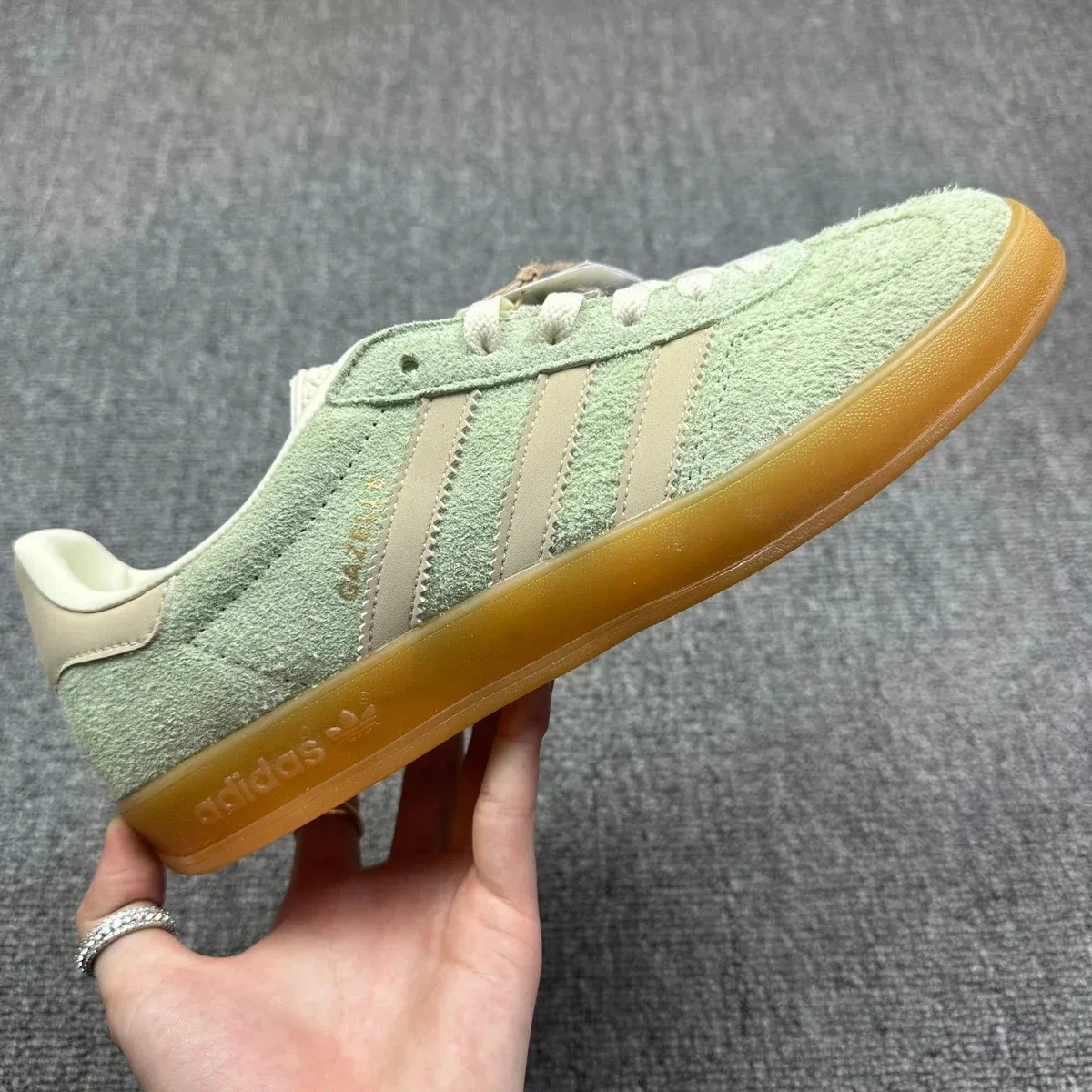 Adidas Adidas Samba Mint/Beige/Gum Sneakers Green
