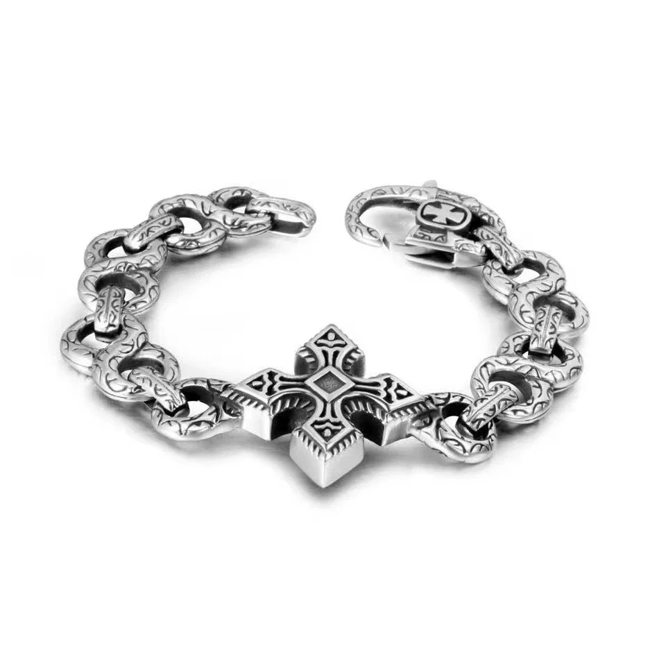 Chrome Hearts Chrome Hearts CH Cross Silver Bracelet Silver