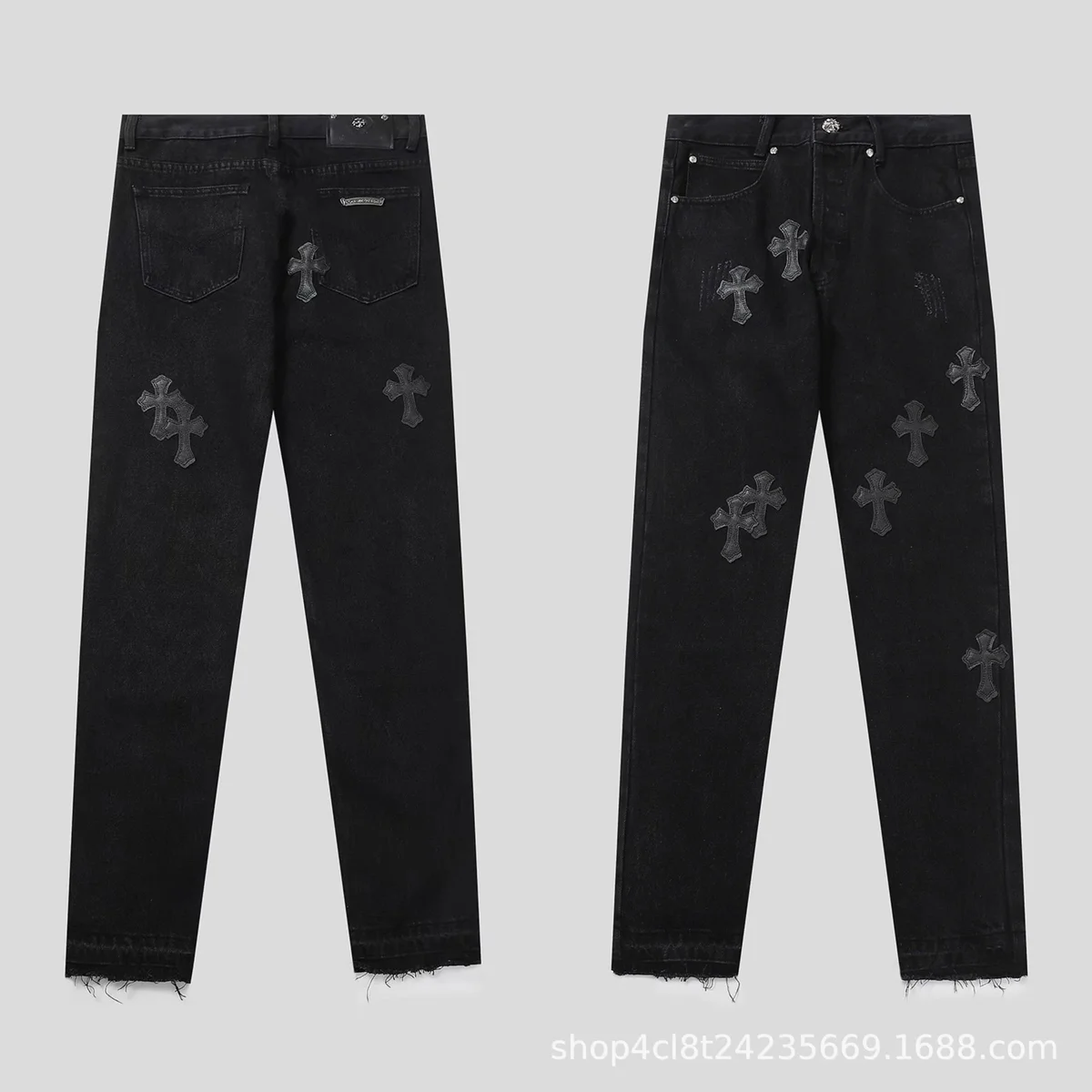 Chrome Hearts Chrome Hearts CH Cross Black Cross Jeans Black