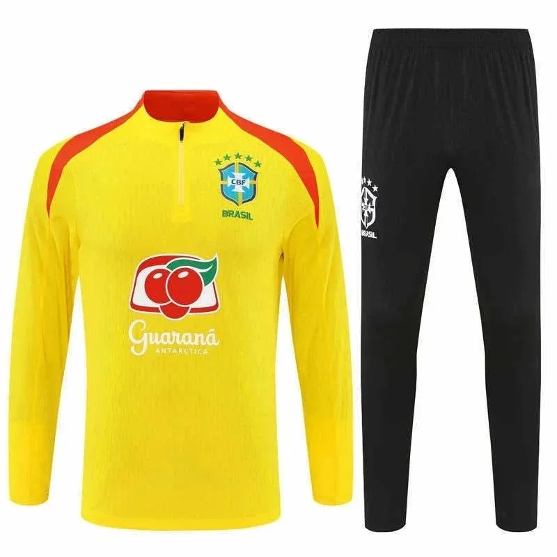 Adidas Adidas Brazil Training Set Yellow/Black Tracksuit Yellow - 1