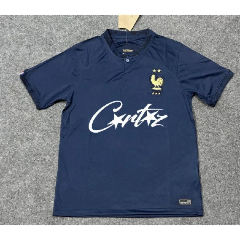 Corteiz Corteiz French Lord Navy Blue Jersey Navy - 1