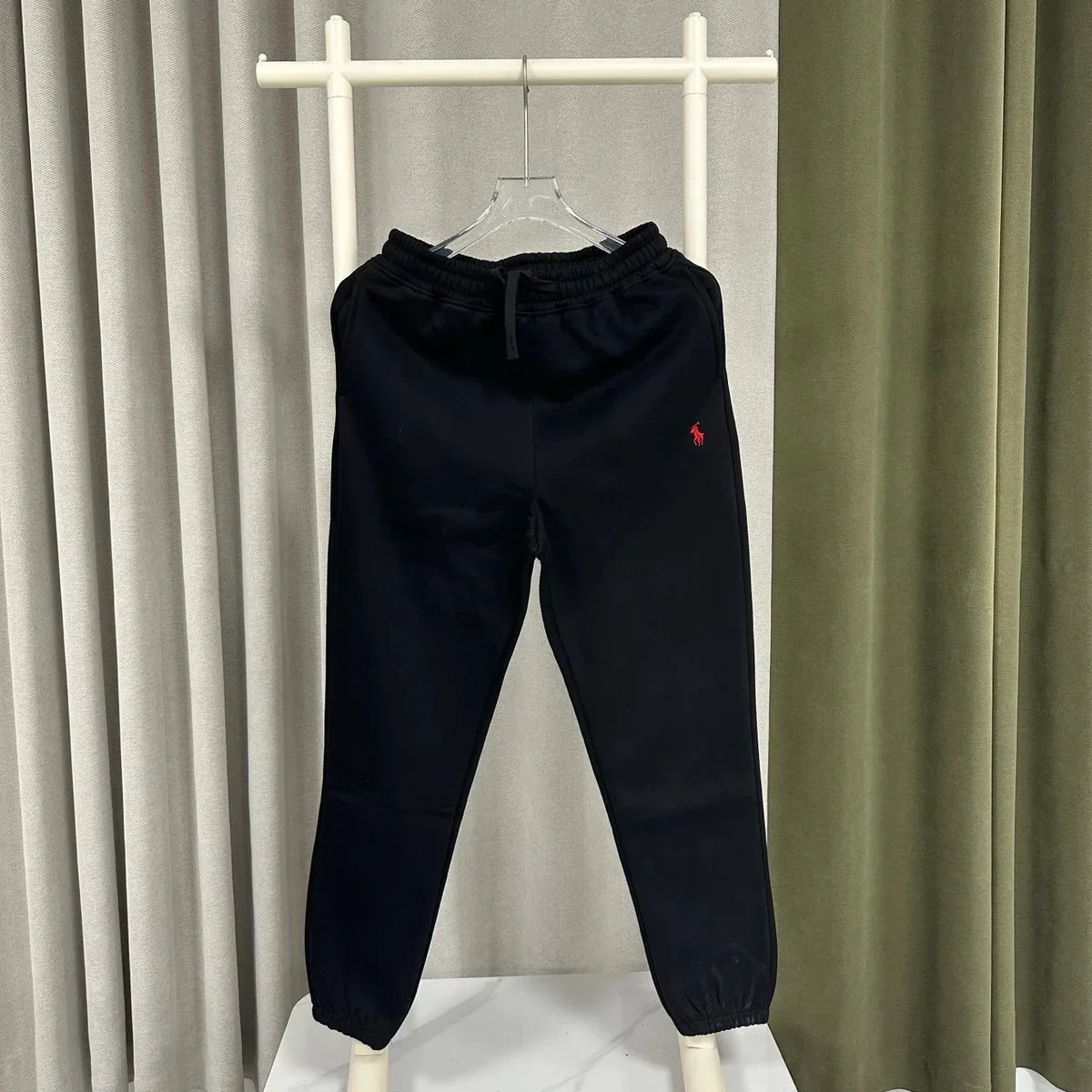 Polo Ralph Lauren Polo Ralph Lauren Big Pony Black Sweatpants Black - 1
